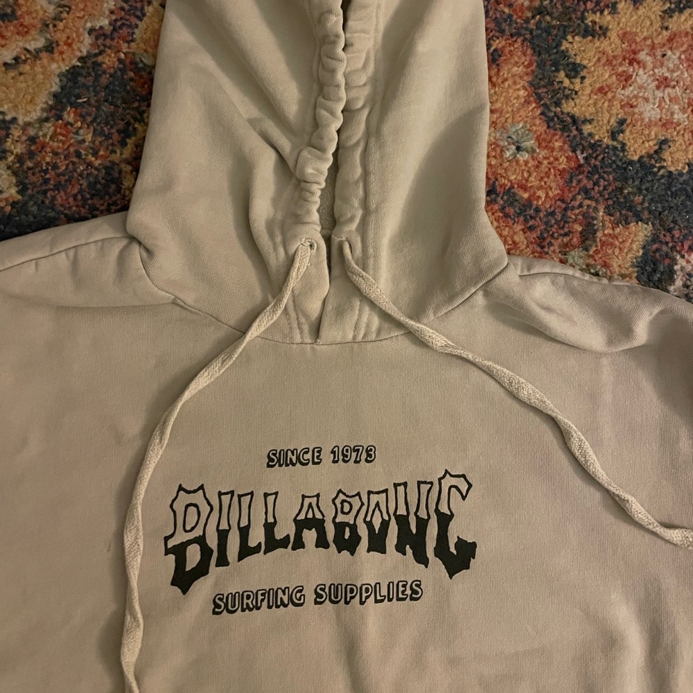 Billabong Premium Men Sz M Arch Pullover Hoodie Cream$70 - Picture 2 of 4